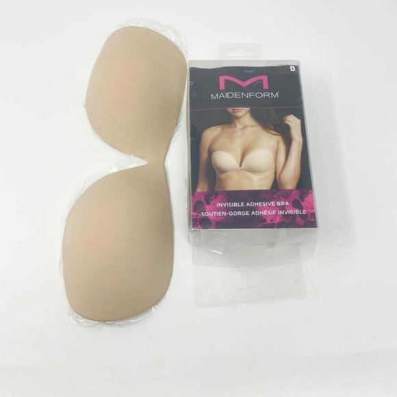 Maidenform® Bra: Invisible Adhesive Backless Strapless Bra M2289 SIZE D NUDE - Picture 2 of 2